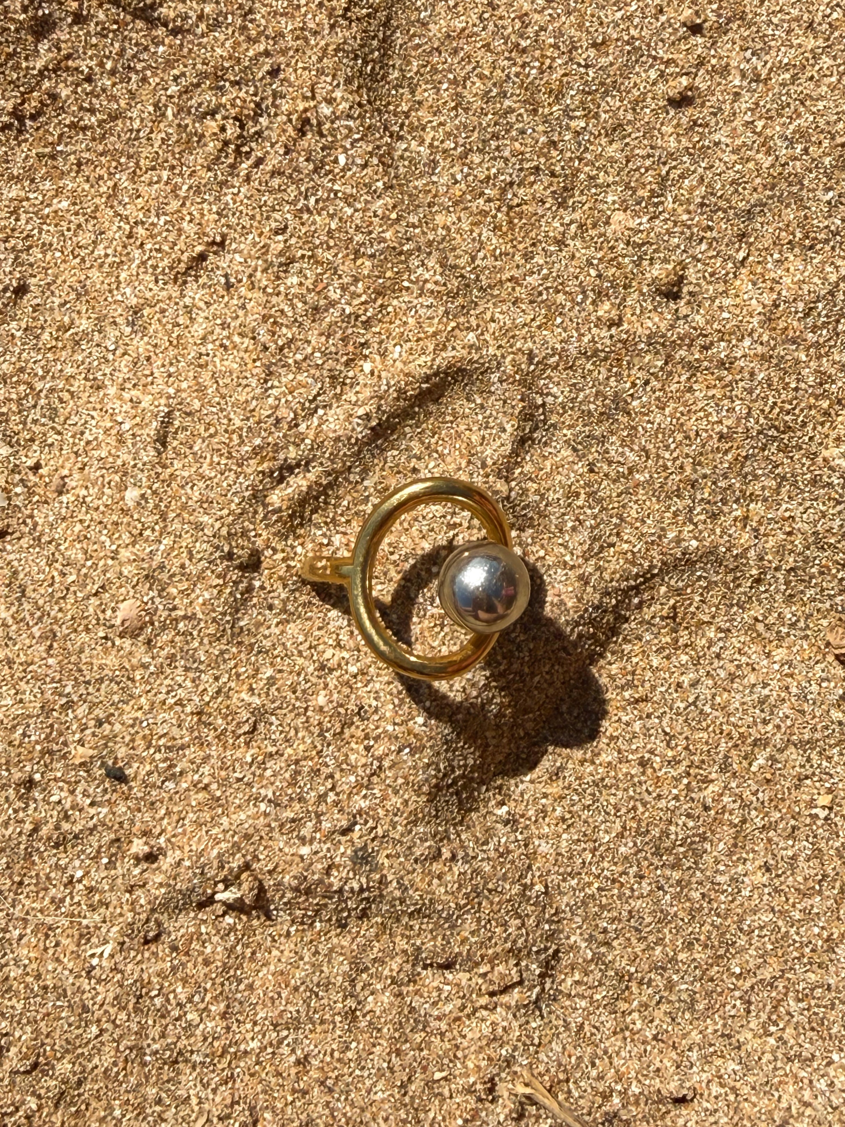 Sophia Mixed Metal Statement Ring