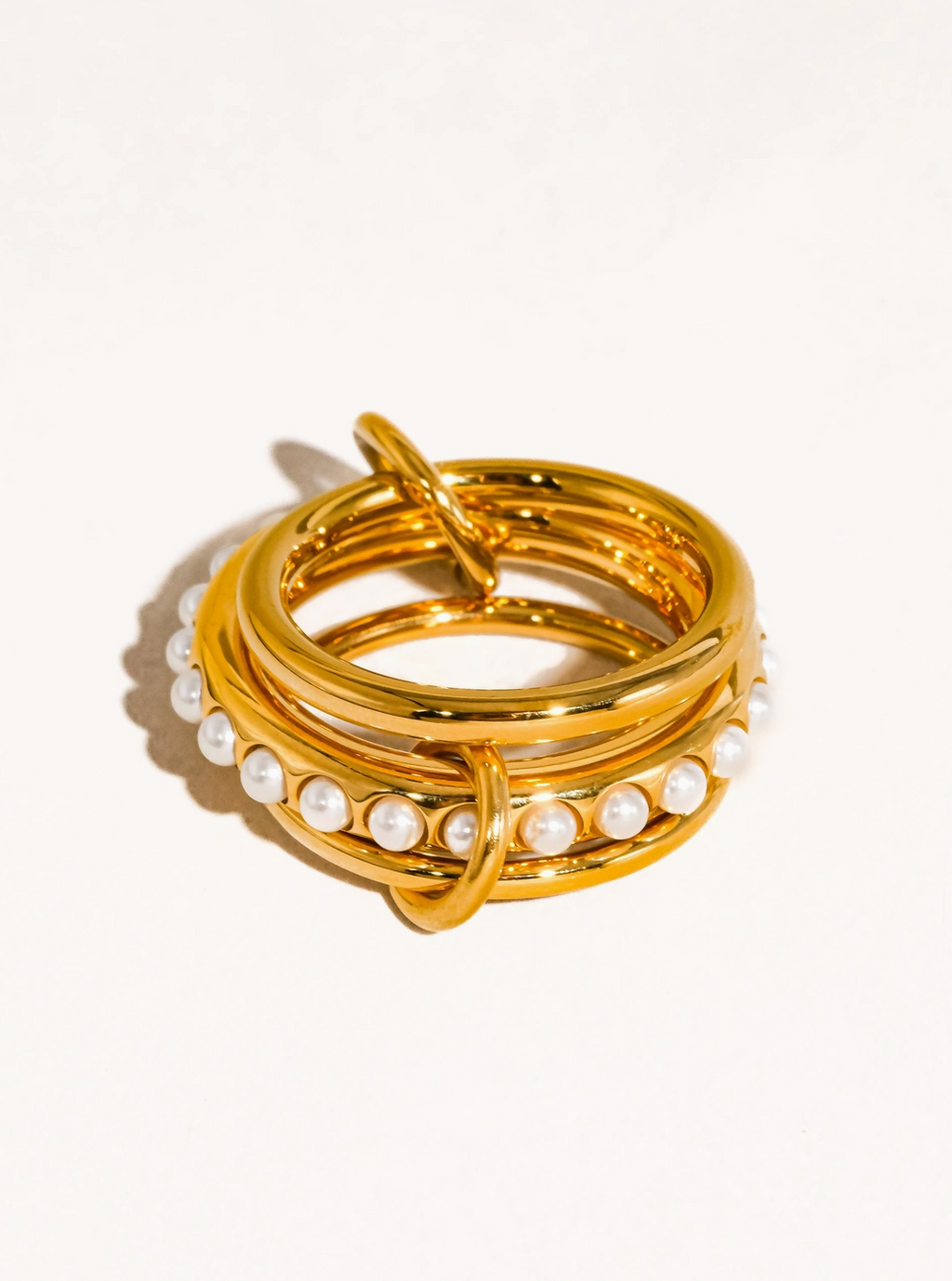 Esther Pearl Stacked Ring