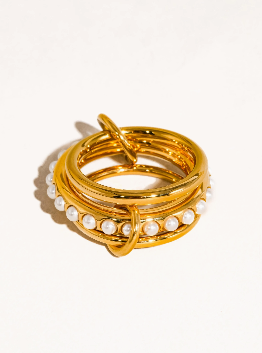 Esther Pearl Stacked Ring