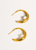 Felicity Pearl Hoop Earrings