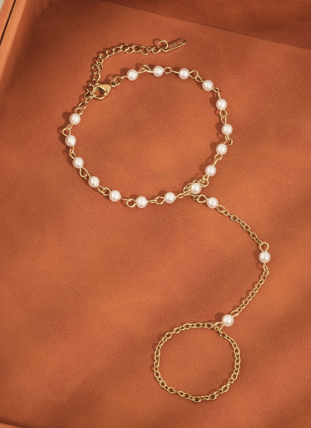 Skylar Pearl Hand Chain